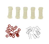 Kit de horquilla de sellado de conector para máquina de café, anillos de silicona y Kit de abrazadera para reemplazo del conector de agua de la máquina de café Jura