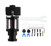 Kit de hotend de impresora 3D todo metal resistente a alta temperatura 500 ℃ cabezal de extrusora de aleación de cobre con boquilla de 0.4 mm para reemplazo de dragón en serie (Negro)