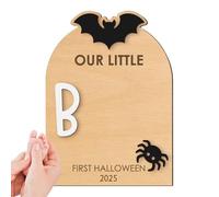 Kit de huellas de bebé | Recuerdo Primer Halloween Bebé,Ornamento de recuerdo artesanal para huellas de mano, regalo ideal para nacimiento, habitación de bebé,