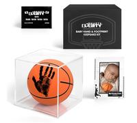 Kit de huellas de manos de baloncesto para bebé, regalos de baby shower para niños, recuerdo de baloncesto para recién nacidos, kit de huellas y manos de bebé, regalos para papá nuevo, regalo único