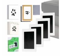 Kit de Huellas de Pata Sello Conmemorativo Sin Tinta, Y Duradero | Pad De Tinta Para Huellas De Perro Y Gato Para Mujeres Madres Recuerdo Manualidades Scrapbooking Cumpleaños Vacaciones