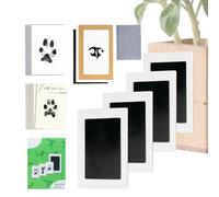 Kit de Huellas de Pata Sello sin tinta recuerdo conmemorativo de larga | Pad De Tinta Para Huellas De Perro Y Gato Para Mujeres Madres Recuerdo Manualidades Scrapbooking Cumpleaños Vacaci