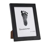 Kit de huellas de perro - Marco de recuerdo de 14,7 x 10,9 x 1,2 cm, juego de impresión de huellas de mascotas, molde de memoria hecho a mano | Kit de fundición de patas conmemorativas para perros