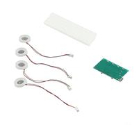 Kit de humidificador de bricolaje de 5 V, módulo de fabricante de niebla con placa de circuito controlador, 4 tabletas atomizadoras para proyectos eficientes de nebulizador y máquina de niebla (D)