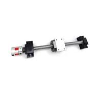 Kit de husillo de bolas grande SFE2525 de 25 mm con carcasa de tuerca BSG2525H, soporte de extremo BKBF20 y acoplamiento(450mm)