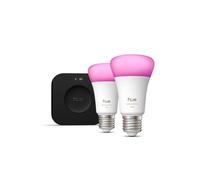 Bombillas LED Philips Hue 2x E27 8,1 W CCT RGB Bridge Pro EC:EPREL:2187085