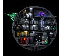 Kit de iluminación LED BrickBling compatible con Lego 75419 Death Star (sin modelo), kit de iluminación decorativa compatible con Lego Death Star Juguete creativo