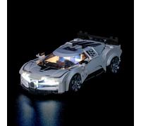 Kit de iluminación LED compatible con Lego 77240 Bugatti Centodieci Hyper Sports Car (sin modelo), kit de iluminación decorativa para juguete creativo