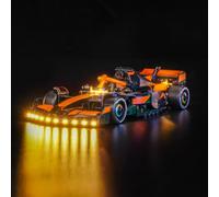 Kit de iluminación LED compatible con Lego McLaren F1 Team MCL38 Race Car 77251 (sin modelo), kit de iluminación decorativa compatible con Lego McLaren F1 Team MCL38 Race Car