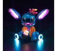 Kit de iluminación led decorativa compatible con Lego 43249 Stitch (sin modelo), juguetes creativos