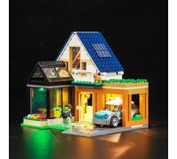 Kit de iluminación LED para Family House and Electric Car 60398 (sin Lego), iluminación decorativa para la ciudad casa familiar con coche eléctrico, juguete creativo