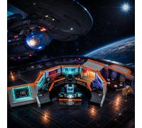 Kit de iluminación LED para Lego 11385 Star Trek:Enterprise NCC-1701 Bridge | Instalación simple, cableado discreto, y efectos de iluminación cinematográfica para mejorar su modelo