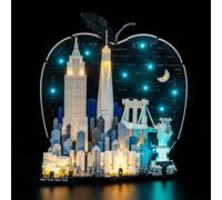 Kit de iluminación LED para Lego 21066 New York City - The Big Apple - Luces personalizadas para montar compatibles con este modelo (modelo no incluido)