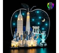 Kit de iluminación LED para Lego 21066 New York City - The Big Apple - Luces personalizadas para montar compatibles con este modelo (modelo no incluido)(versión RC)