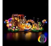 Kit de iluminación LED para Lego 21360 Willy Wonka The Chocolate Factory - Luces personalizadas para montar, compatible con este modelo (modelo no incluido) (versión a distancia)