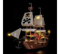 Kit de iluminación LED para Lego 31387 Iconic Pirate Ship (kit Only) | Instalación simple, cableado discreto, y efectos de iluminación cinematográfica para mejorar su modelo