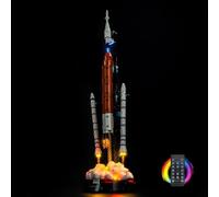Kit de iluminación LED para Lego 42221 NASA Artemis Space Launch System Rocket - Luces personalizadas para montar, compatible con este modelo (modelo no incluido) (versión a distancia)