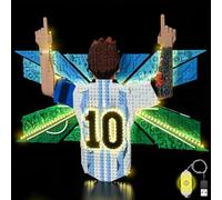 Kit de iluminación LED para Lego 43018 Lionel Messi Celebration - Luces personalizadas para montar compatibles con este modelo (modelo no incluido)