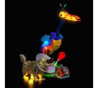 Kit de iluminación LED para Lego 43290 Kevin & Dug - Alimentado por USB, efecto luminoso brillante, luminarias DIY sin soldadura, fácil de instalar (modelo no incluido)