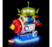 Kit de iluminación LED para Lego 43307 Alien with Pizza Planet Rocket Ride - Alimentado por USB Efecto Luminarias DIY sin soldadura Fácil de instalar (Modelo no incluido)
