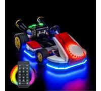 Kit de iluminación LED para Lego 72037 Mario Kart - Luces personalizadas para montar, compatible con este modelo (modelo no incluido) (versión a distancia)