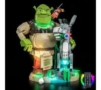 Kit de iluminación LED para Lego 72423 Donkey & Puss in Boots - Luces personalizadas para montar compatible con este modelo (modelo no incluido)(versión B)
