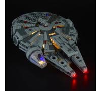 Kit de iluminación LED para Lego 75105 modelo Millennium Falcon, luces LED compatibles con Lego 75105 modelo Millennium Falcon (modelo LEGO no incluido)