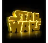 Kit de iluminación LED para Lego 75407 Brick Built Star Wars Logo - Luces personalizadas para montar, compatible con este modelo (modelo no incluido)