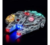 Kit de iluminación LED para Lego 75426 Millennium Falcon - Alimentado por USB Efecto Luminarias DIY sin soldadura Fácil de instalar (Modelo no incluido)