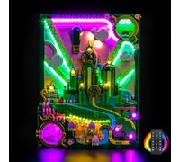 Kit de iluminación LED para Lego 75685 Emerald City Wall Art - Luces personalizadas para montar, compatible con este modelo (modelo no incluido) (versión a distancia)