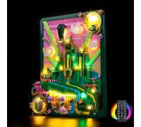 Kit de iluminación LED para Lego 75685 Emerald City Wall Art - Luces personalizadas para montar, compatible con este modelo (modelo no incluido) (versión de mando a distancia estándar)