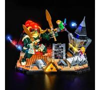 Kit de iluminación LED para Lego 77093 Ocarina of Time - The Final Battle - Alimentado por USB Efecto Luminarias DIY sin soldadura Fácil de instalar (Modelo no incluido)