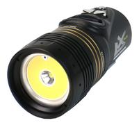 Kit de iluminación para fotografía y vídeo Sea&Sea LX-2400SW, con reflector y foco, color negro