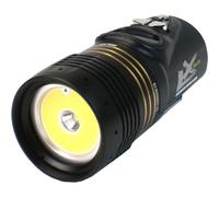 Kit de iluminación para fotografía y vídeo Sea&Sea LX-4000SW, con reflector y foco, color negro