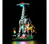Kit de iluminación para Lego 76989 Horizon Forbidden West, kit de modelado de cuello largo (modelo Lego no incluido), kit de iluminación LED BrickBling compatible con Horizon Lego Tallneck, kit de luz