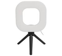 Kit de Iluminación para Videoconferencia, Luz de Vídeo LED con Clip USB de 3000K a 7000K, Brillo Ajustable de 10 Niveles, Lámpara para Computadora Portátil con Trípode, para