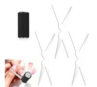 Kit de Imán Ojo Gato, 2-en-1 Hojas Hierro en Forma de Tijeras e Imán Cilindro para Esmalte Gel Efecto Ojo Gato French Herramientas Decoración Uñas para Casa Estudio Salon Manicura DIY