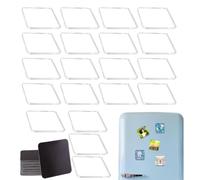 Kit de imanes acrílicos para decoración de refrigerador, manualidades | Imanes en blanco para puerta de garaje para amantes de las manualidades, adultos, estudiantes, cumpleaños, hogar, cocina