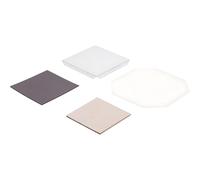 Kit de imanes fotográficos DIY: 100/500/1000 Piezas cuadradas for Insignias repuestos cartón for Prensa Botones Materiales Manualidades for Profesores Regalos caseros(Cardboard/2x2in,100set)
