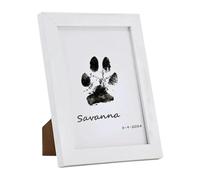Kit de impresión de huellas de perro | Memoria huellas de cachorro en arcilla | Kit de huellas de animales domésticos no tóxico | Marco de recuerdo adecuado para perros, gatos y animales de compañía