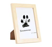 Kit De Impresión De Huellas Personalizado - Kit De Adornos De Huellas De Huellas, Kit Conmemorativo para Mascotas | Kit De Impresión De Pata De Perro, Kit De Impresión De Huella De Mascota Hecho