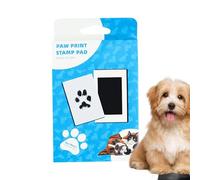 Kit De Impresión De Impresión De Mascotas - Sello De Pata De Secado Rá, Lámina De Entrada De Nariz Suave | Plantilla De Pie Para Bebés Sin Manchas, Herramienta De Almohadilla De Perro Compacta Seg