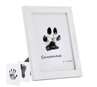 Kit de impresión de pata de perro, kit de impresión de pata de cachorro - Kit de impresión de huellas animales,Kit de marco de impresión de patas, kit de impresión de pata de perro y gato, kit