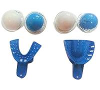 Kit de impresión dental con moldes y masilla de silicona. 4 piezas de 28g que hacen un juego completo de impresiones