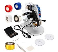 Kit de impresora semiautomática de código de fecha y sello en caliente con accesorios para película de plástico, embalaje flexible y etiquetas
