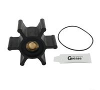 Kit de impulsor fueraborda marino OE 49162771 49-16-2771, diseño robusto de 6 alas, latón de goma, baja fricción, alta resistencia al agua salada para reparación de bombas con junta tórica grasa de