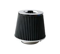 Kit De Inducción Filtros Aire Para Coche Filtro Entrada Frío Cono Malla Deportiva Universal Alto Flujo 76MM Aire Manguera Admisión(Silver head495)