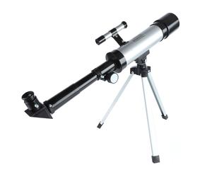 Kit de iniciación a la astronomía para jóvenes exploradores, telescopio refractor portátil con mayor aumento y mejor calidad de imagen, para