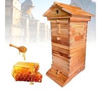 Kit de iniciación de apicultura con ventana y boquilla de miel fácil de abrir, colmena completa para cosechar miel automática en tu jardín