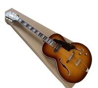 Kit de iniciación de guitarra eléctrica original con barril hueco completo P90 Pickup hecho a mano F Hole Jazz guitarra eléctrica